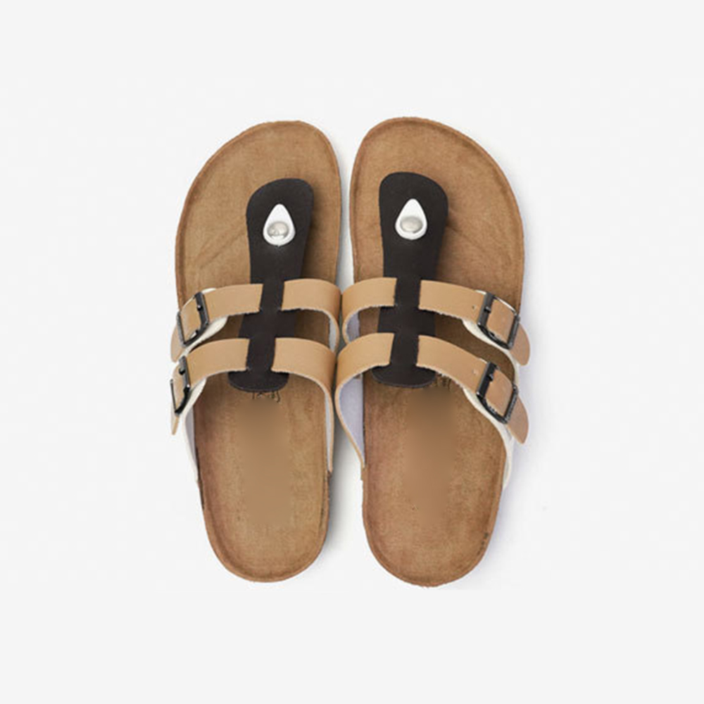 High Quality Comfortable Women Sandals with Cork Arch Support Birken Style Flipflops