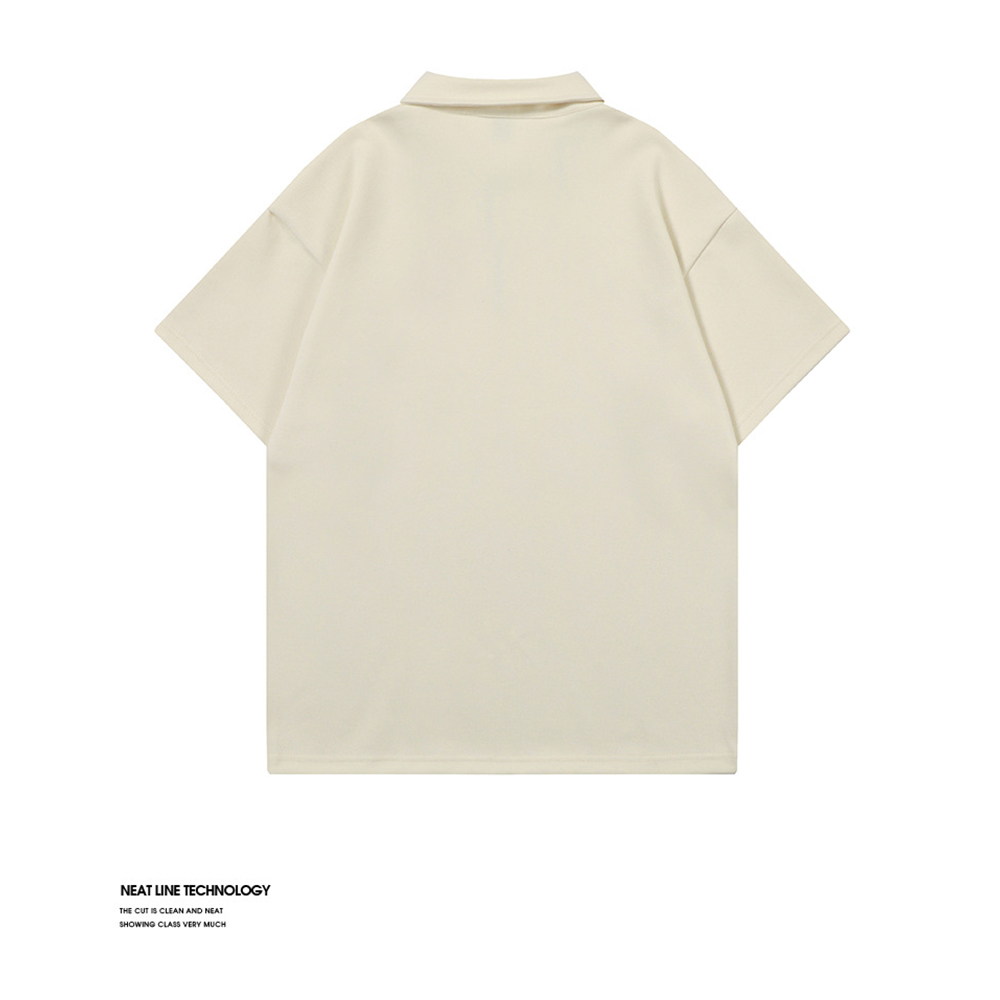 New Design Breathable Lapel Custom Stylish Top Quality Plain Shirt 