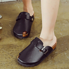 Summer Beach Cork Slippers Casual Leather Closed Toe Slides Baby Girls Kids Sandals Boys