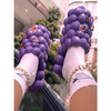Summer Cloud Bubble Shoes Massage Bubble Slides With Charms For Women