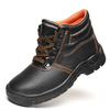 Lightweight Breathable Work Protection Shoes High Cut Steel Toe Safety Canvas Shoe for Men