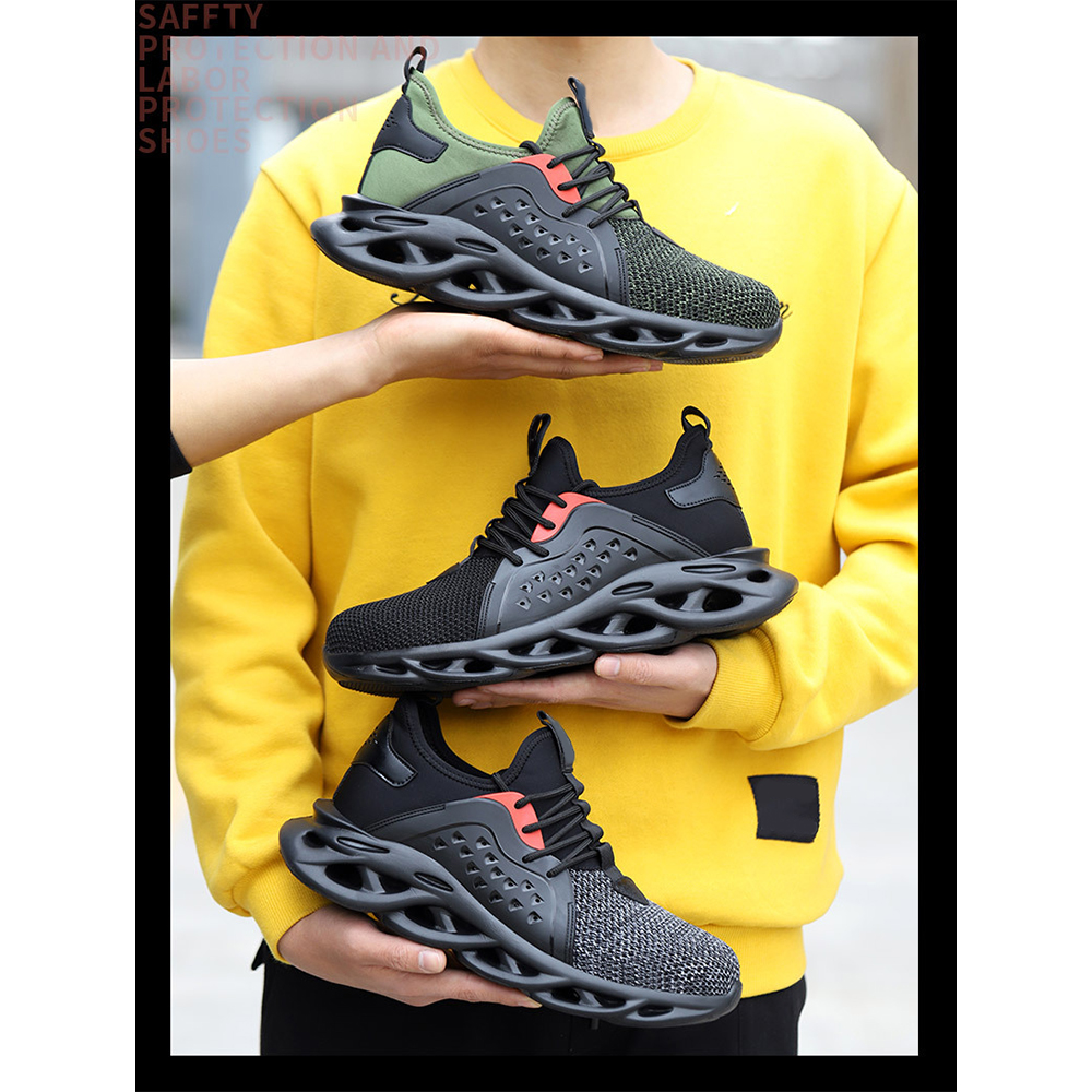Sports Waterproof Safety Shoes Breathable Puncture-proof Safety Shoes for Industrial Work Men Cheap Price