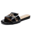 Ladies Slippers Women's Slippers Fashion Ankle-Strap Buckle Flat Women Sandals Womans Slippers