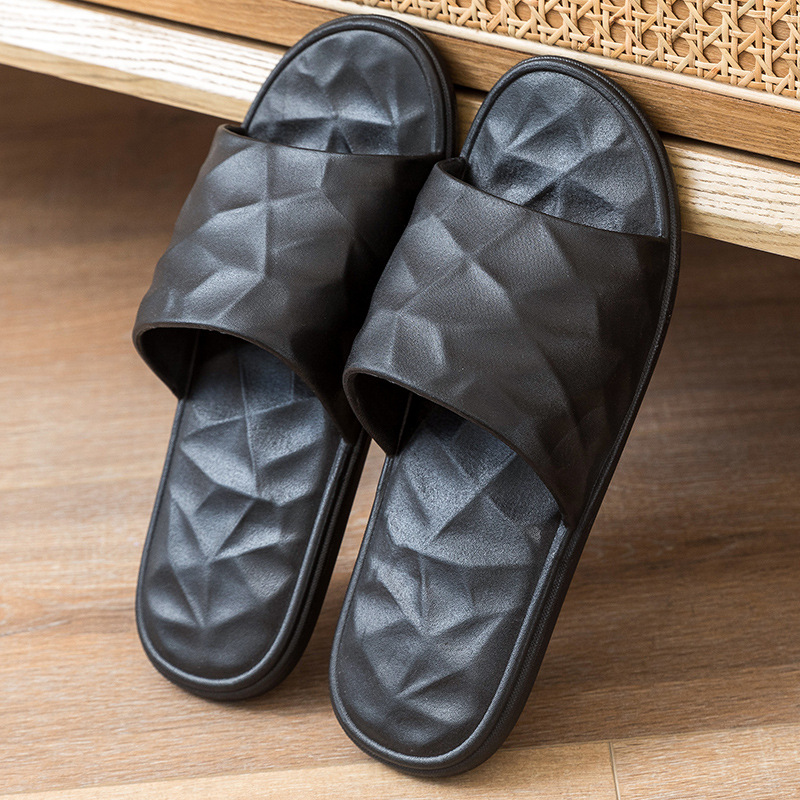 Ladies' Simple Bathroom Slippers For Shower In Pink