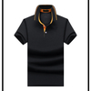 Polo T Shirt Summer Short Sleeve Men Solid Color Cotton Polo T Shirt