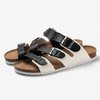 Custom Three Strap Flat Wholesale Beach Women Woman Cork Slippers Sandals With Adjustable Buckle For Men