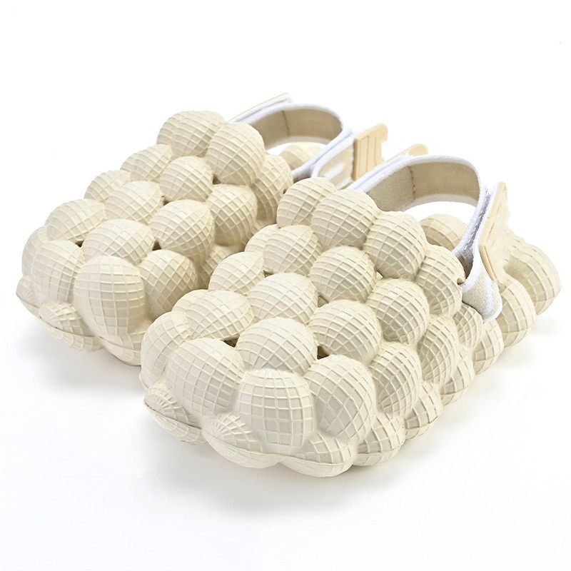 Wholesale Unisex Summer Women Bubble Slides, Ladies Designer Massage Sandals Men Bubble Slippers with Charms