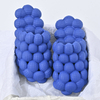 High Quality Custom Luxury Bathroom Beach Black Flip Flops Massage Sandals And Slippers Bubble Slides
