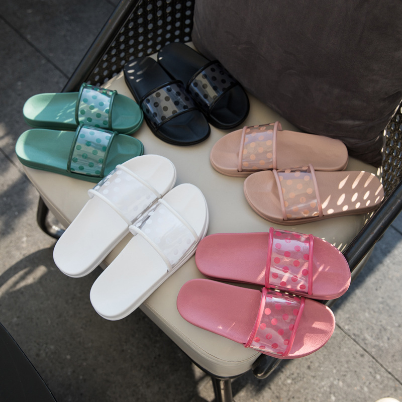 Women Slides Slippers Non-slip Men Sandals Ladies Indoor Flat Slippers