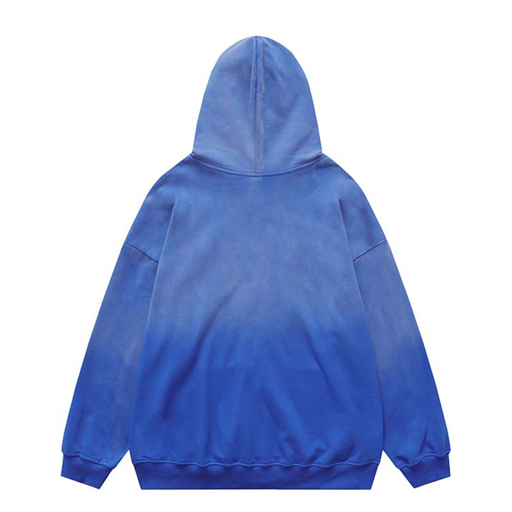 MenCasual Hip Hop Harajuku Streetwear Clothes Tops Loose Hooded Sweatshirt