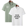 Custom Pocket Logo Brand Printed Cotton Gym Polo Graphic Plain Unisex T-shirt