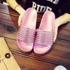 Shiny Bling Diamond Flat Bottomed Slippers Pvc