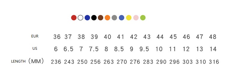 0171 SIZE CHART