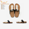 Wholesale Customized Summer Unisex Printing Cork Slippers Flats Sandals for Women And Ladies Slippers