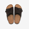  Beach Metal Buckle Orthotic Flat Casual Cork Sole Sandals Slippers