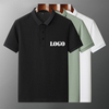 Custom Pocket Logo Brand Printed Cotton Gym Polo Graphic Plain Unisex T-shirt