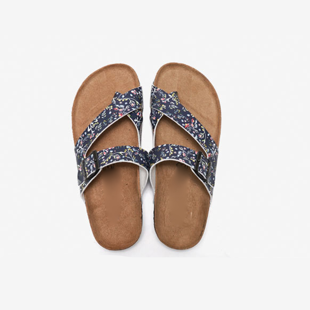 Fashion Design Leisure Comfortable Breathable Shoes Outdoor Ladies Cork Flat Sandals Women Flip-Flops Slippers