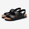 Men Slides Comfortable Cork Slippers And Sandals Toe Slides Cork Slipper Leather Sandals for Men