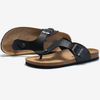 Popular Beach Slippers Ladies Casual Leather Cork Sandals Women Flip Flops