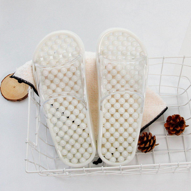 Summer Bathroom Bathroom Home Anti Slip Massage Slippers Indoor