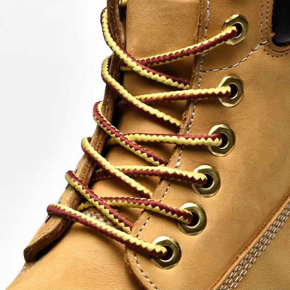 Yellow Leather Cat Shoes Men Work Boots