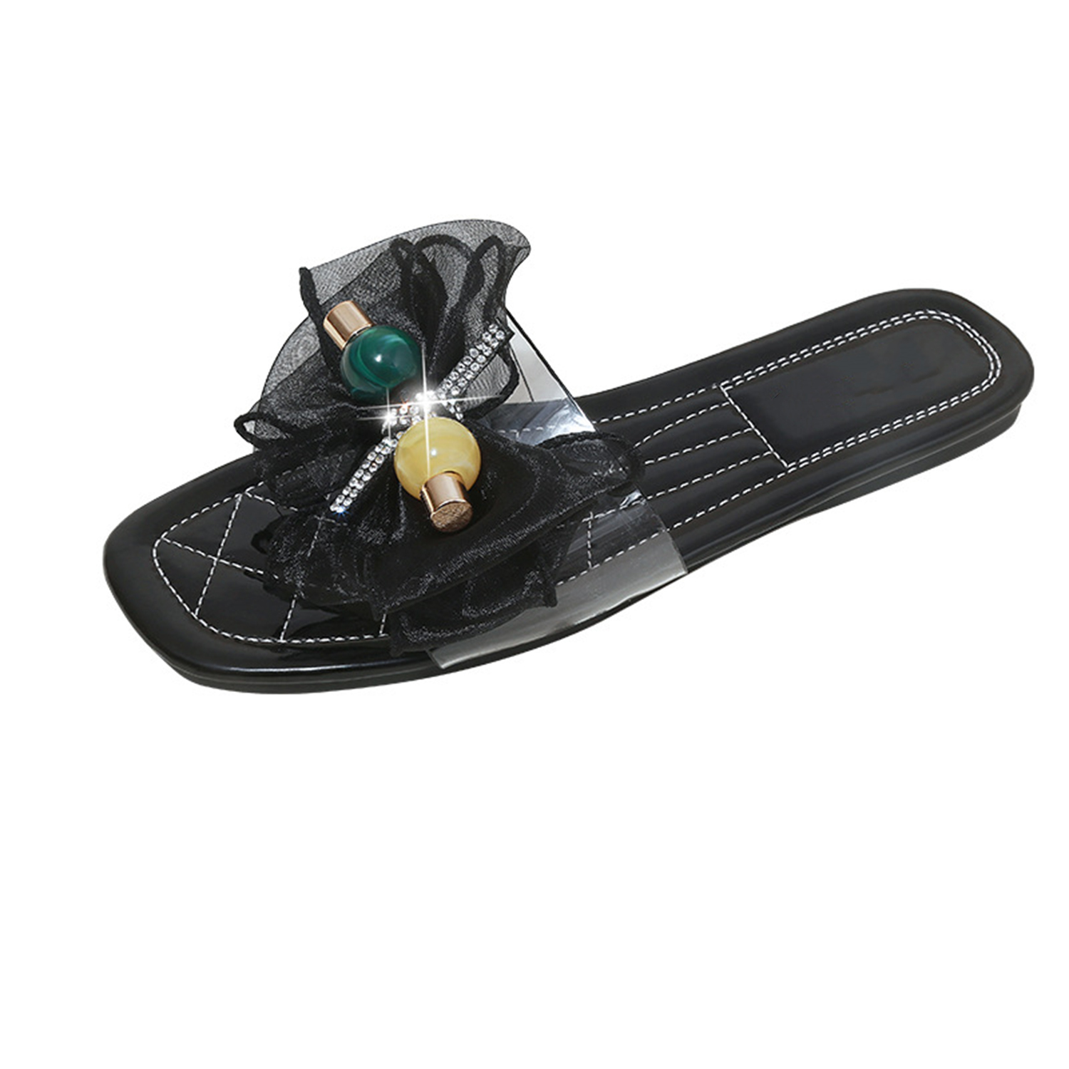 Princess Slippers Girls High Heel Crystal Shoes