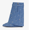 Denim Women Boots Womens Shoes Western Long Boots Botas Mujer Thigh High Designer Girls Boots Women