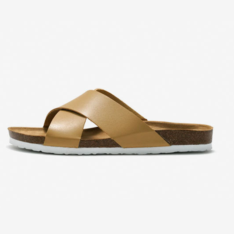 Custom Cork Sandals Anti-slip Men Cork Slippers Adjustable Strap Ladies Beach Women's Casual Slippers