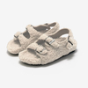 Winter Plush Kids Shoes Cork Sole Sandals Boys And Girls Wool Slippers Kids Home Shoes