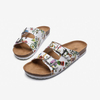 Flora Buckle Strap Men And Women Summer Slippers Unisex Slides for Adult Beach Sandals