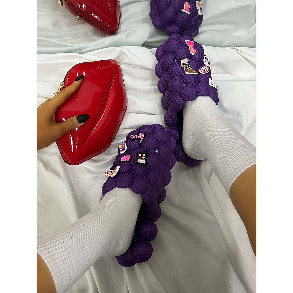 Summer New Personality Fashion Bubble Sandals And Slides