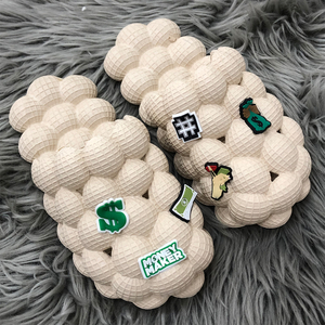Custom Rhinestone Bling Bling Walking Outdoor Bubble Slides for Women
