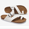 Summer Beach Shoes Open Toe Slides Arch Support Flip Flops Cork Slippers