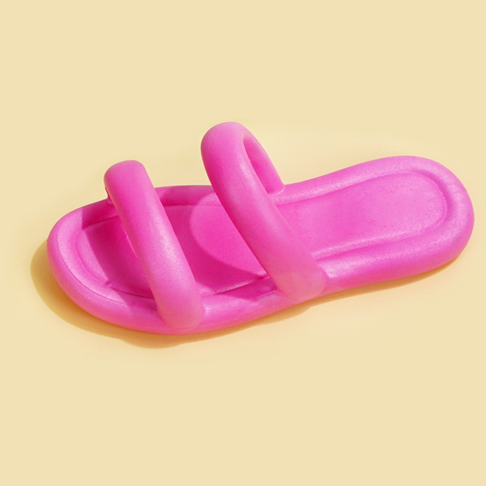 Fashion Cute Comfortable Flat Non Slip Foam Flip Flops Colorful Spa Travel House Custom Logo Slide Sandal