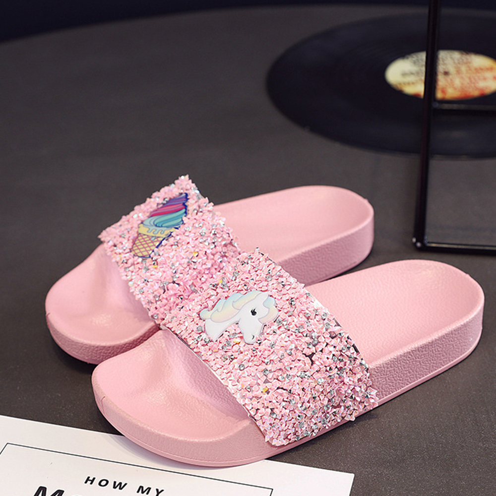 Wholesale Fancy Flat Slippers Casual Outdoor Shoes Custom Unisex kid