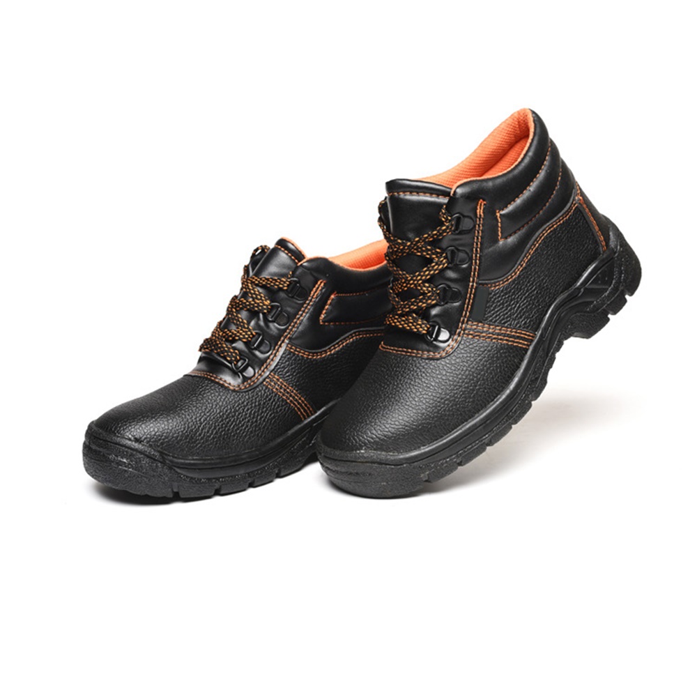 Lightweight Breathable Work Protection Shoes High Cut Steel Toe Safety Canvas Shoe for Men