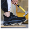 Lightweight Breathable Labor Protection Shoes Men's Anti-smashing Anti-puncture Steel Toe Safety Shoes Fashion