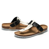 Wholesale Customized Summer Unisex Printing Cork Slippers Flats Sandals for Women And Ladies Slippers