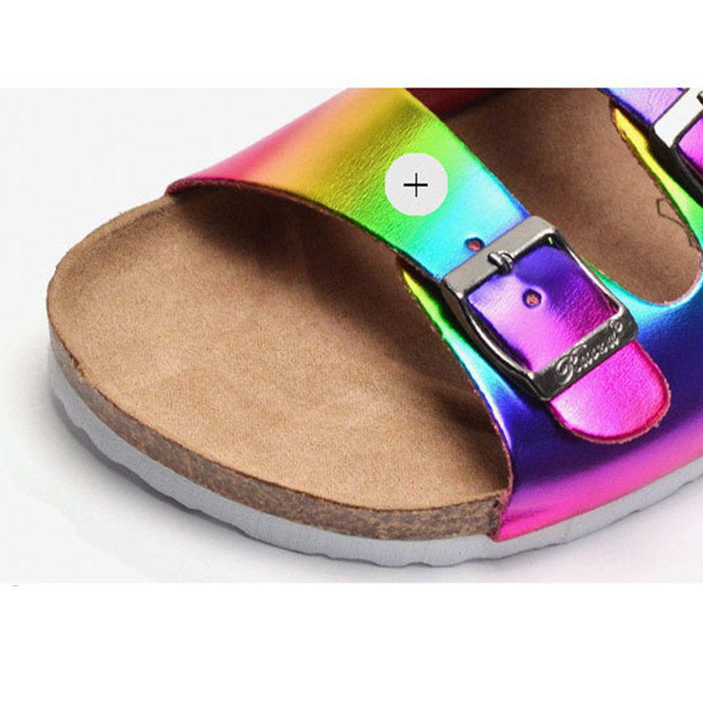 Fashion Ladies Sole Cork Slippers Women Beach Slides Summer Casual Slipper Sandals