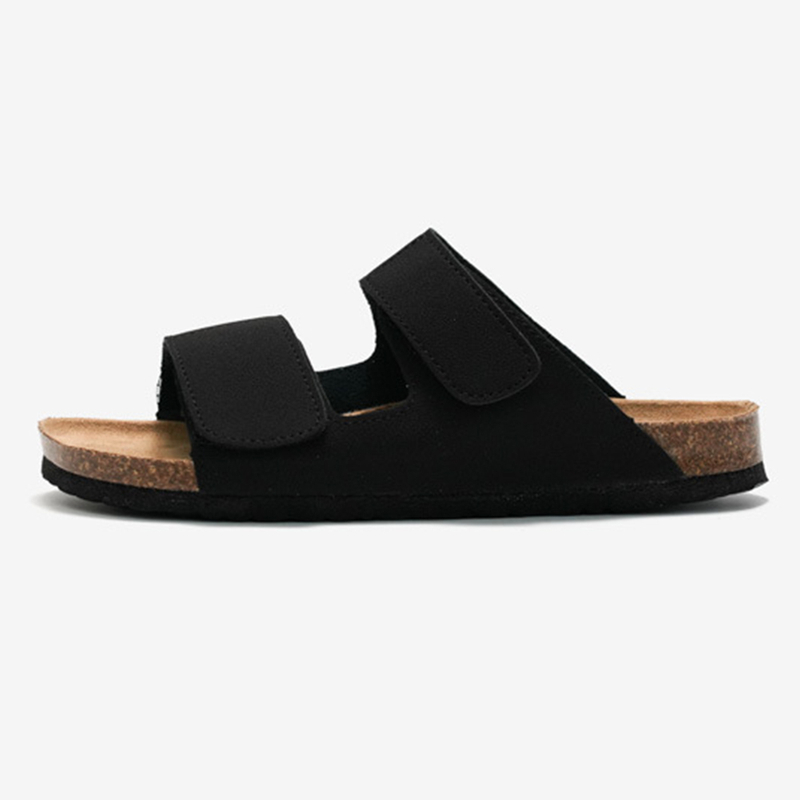 Customized Outdoor Beach Band Arch Support Orthotic Flat Casual Cork Sole Sandals Slip-on Slippers