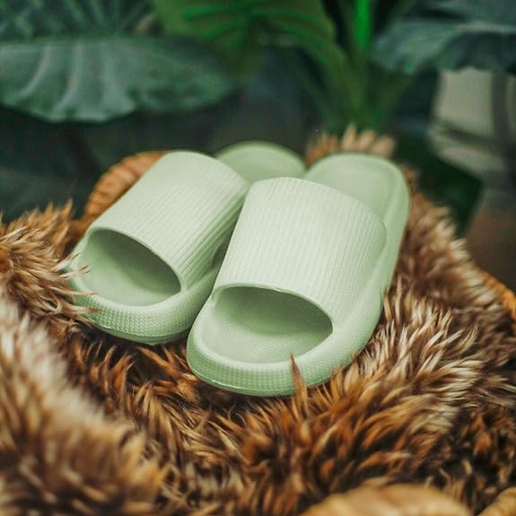 Lightweight Foot Pain Pillow Slides Slippers