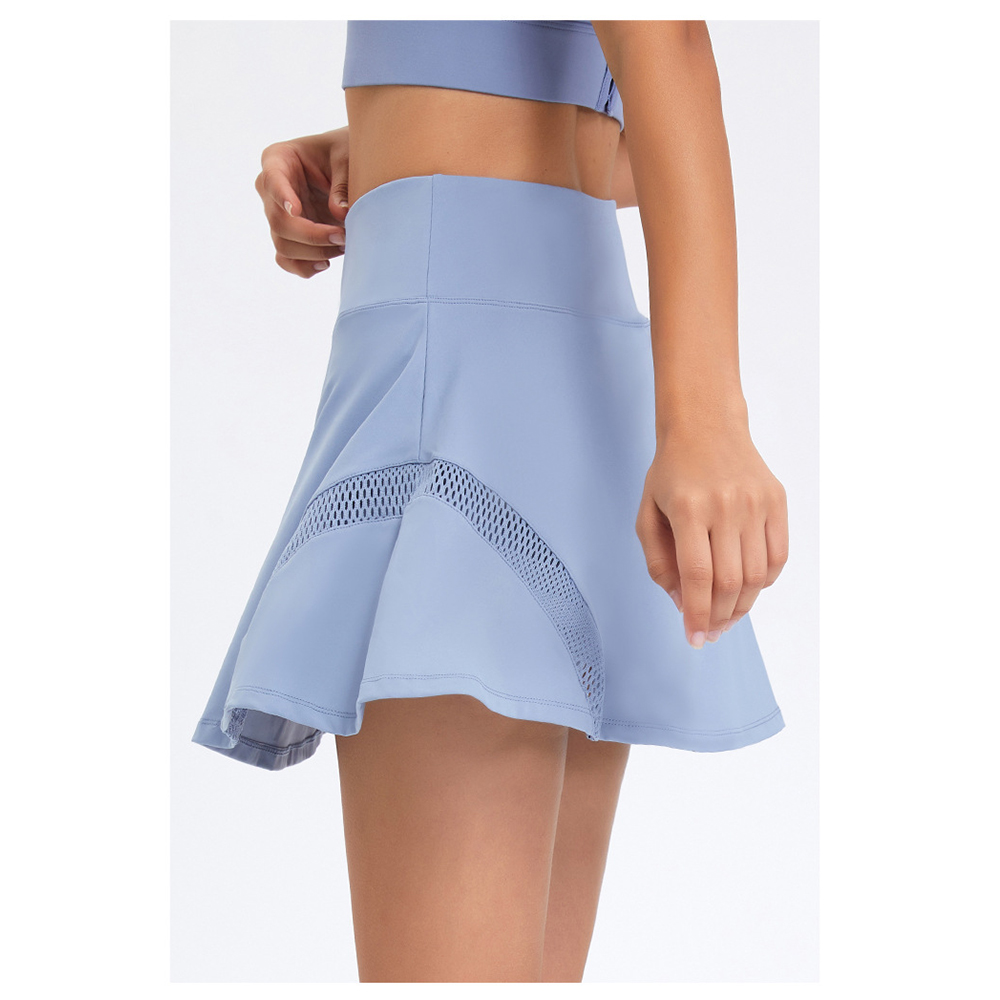Custom Logo Mesh Breathable Shorts Lining Tennis Badminton Golf Mini Skirt Workout Sports Fitness For Women