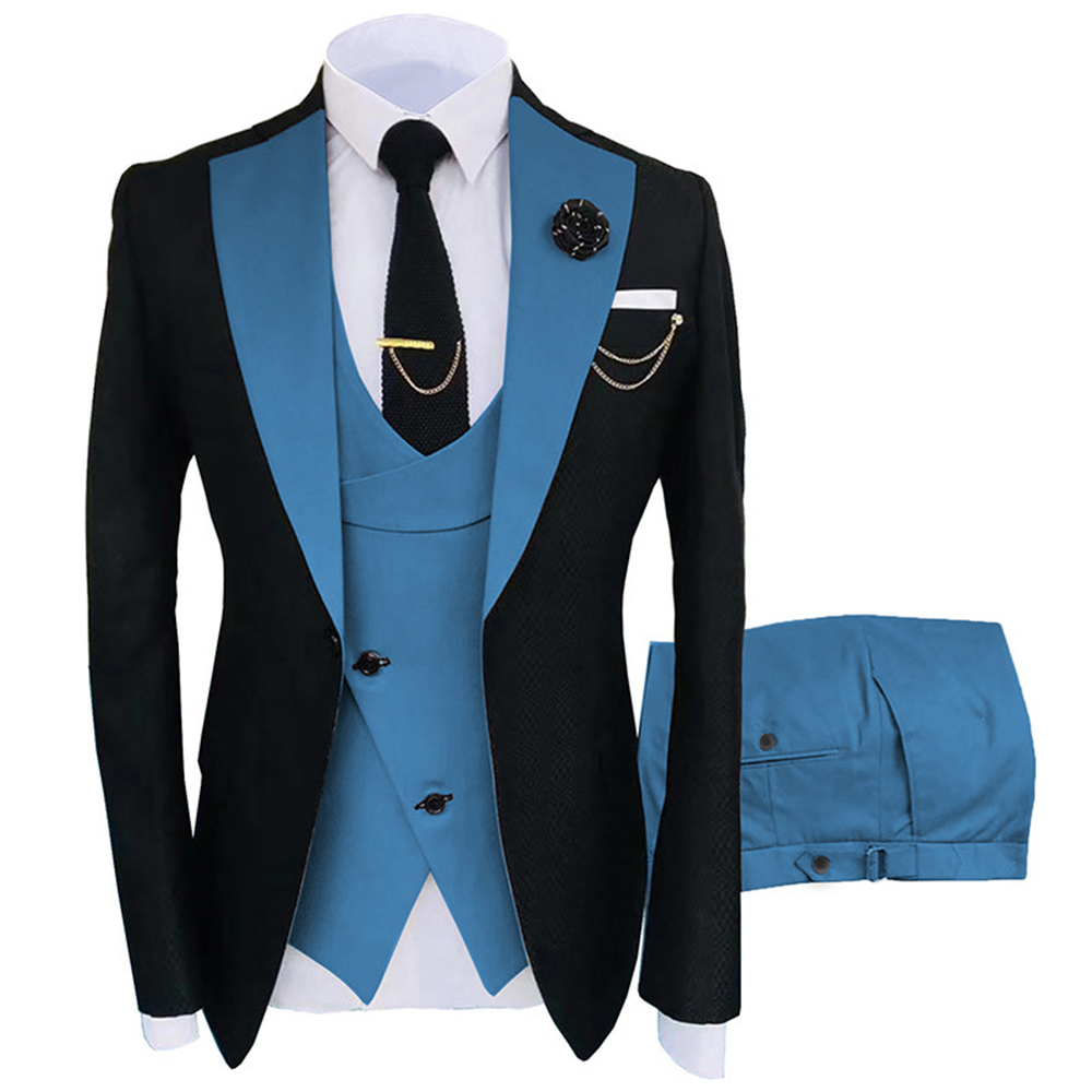 Custom Printing Logo Fashion Wedding Suits Sets For Men Turkish Mens Suits