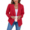 Wholesale Casual Ladies Slim-fit Office Blazers Lapel Cardigan Elegant Coat Suit Jacket Chic Outerwear