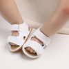 Infant Baby Casual Shoes Girl Soft Flat Double Band Summer Kid Slide Sandals