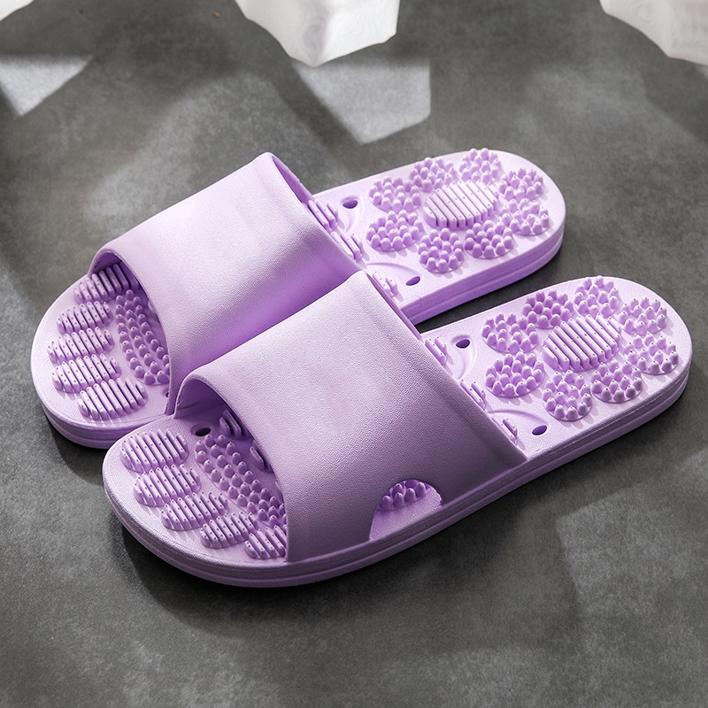 Improve Sleeping Blood Circulation Stone Therapy House Slippers Foot Massage Shoes