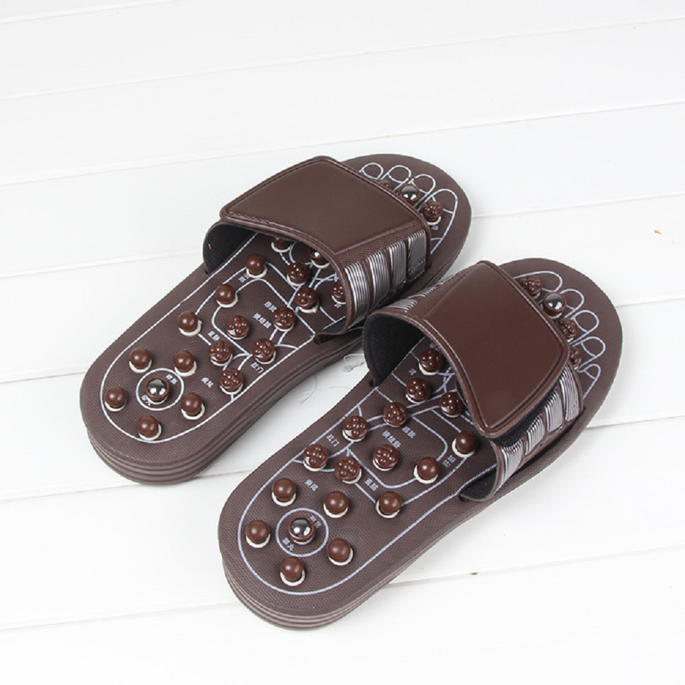 Feet Massage Slippers Foot Reflexology Acupuncture Therapy Massager Shoes