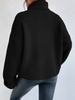Turtleneck Drop Shoulder Waffle Knit Sweater