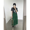 Fashion Long Maxi A-line Elastic Waist Women Skirts