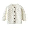 Baby Cardigan Long-sleeved Knitted Sweater Toddler Girls Baby Sweater Knitting